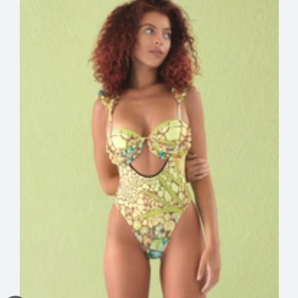 Andrea Lyamah one piece swimsuit S New $255 Swimsuit - Picture 7 of 8